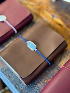 Warm Walnut Leather Trifold Folio A6